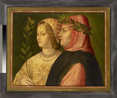 Petrarch and Laura de Noves, c.1510 by Venetian School